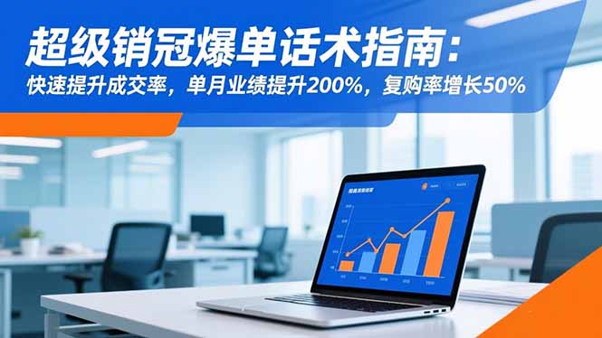 超级销冠爆单话术指南：快速提升成交率，单月业绩提升200%，复购率增长50%-野草资源库