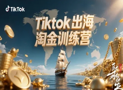 Tiktok出海淘金训练营,跨境电商TK实战变现-野草资源库