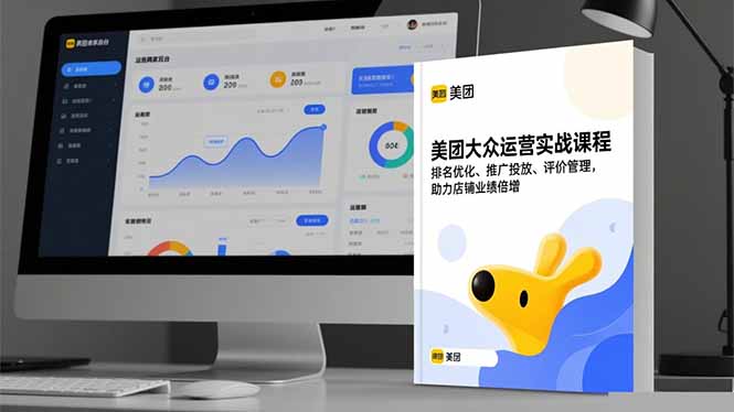 美团大众运营实战课程，排名优化、推广投放、评价管理，助力店铺业绩倍增-野草资源库